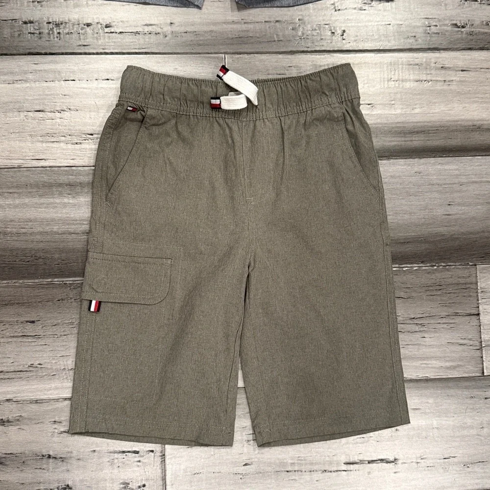 NWOT, Tommy Hilfiger Green shorts and two more grey shorts cat y jack
